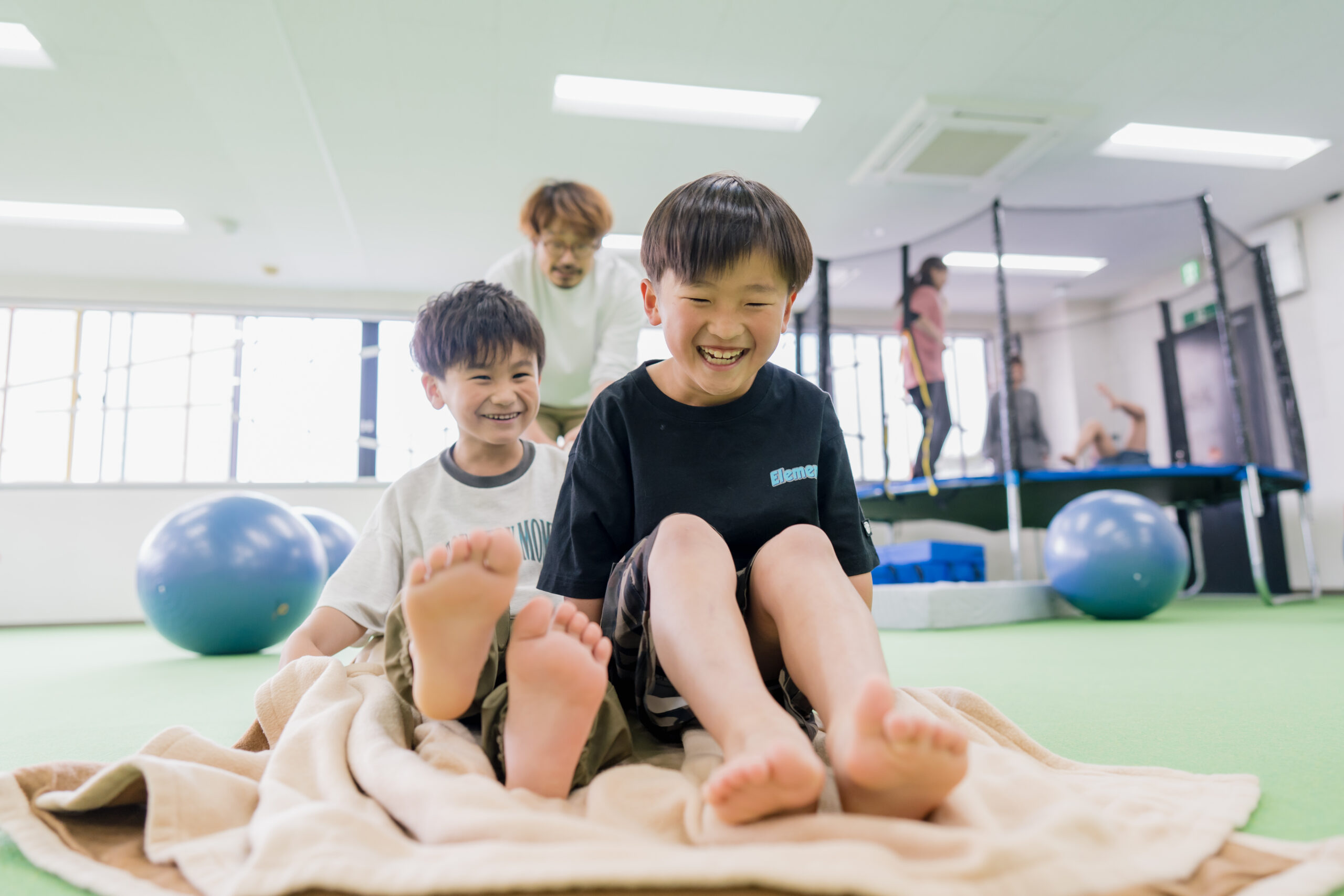 思い切り遊ぶ